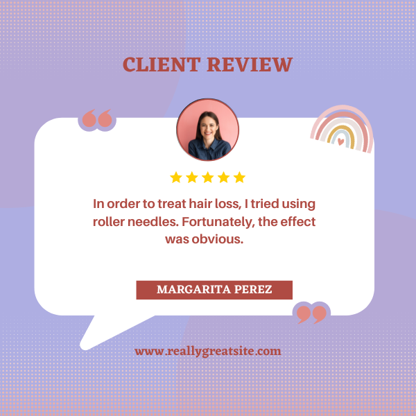 derma pen for hair loss customer feedback